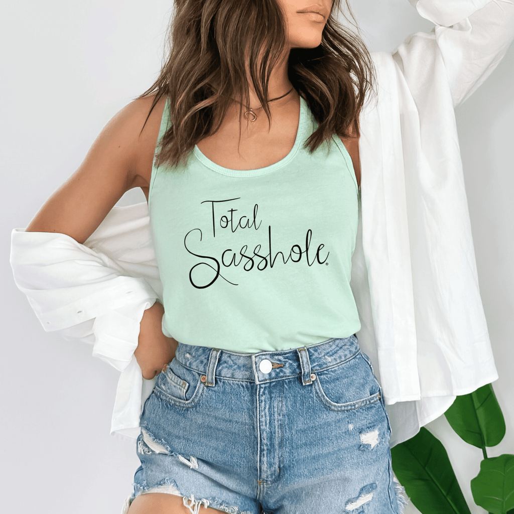 Total Sasshole® Women's Tank Top - Own Your Sass in Style - Funny Graphic Tee by Sasshole® Clothing